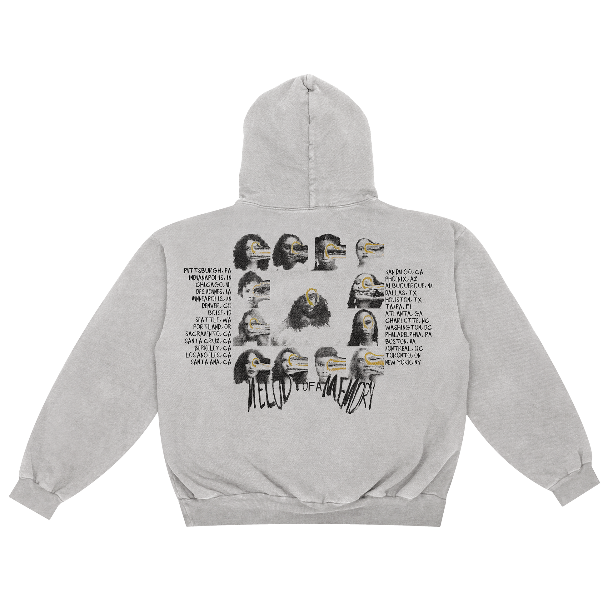 Melody Of A Memory Grey Tour Hoodie